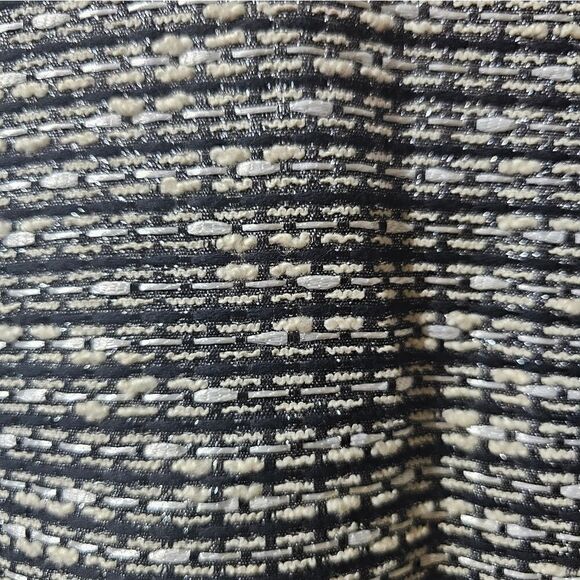 TALBOTS Tweed Raw Edge Zipper Back Career Work Blouse Shirt - Size 10 - Picture 5 of 8